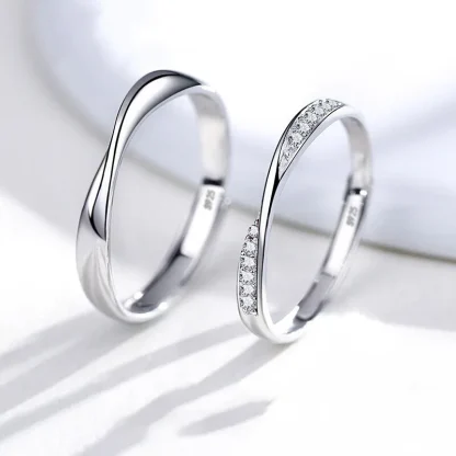 Minimalist Thin Ring with Twisted Design - Image 5