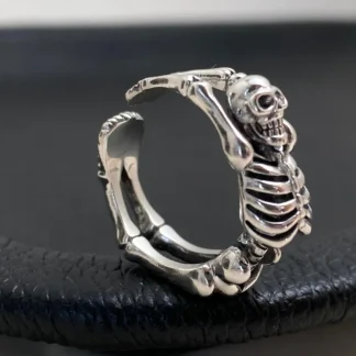Creative Ring with Skeleton Design