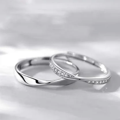 Minimalist Thin Ring with Twisted Design - Image 7