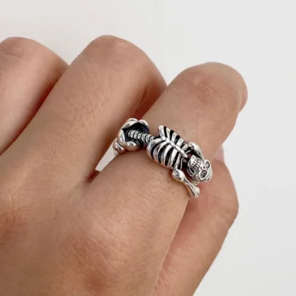 Creative Ring with Skeleton Design - Image 2