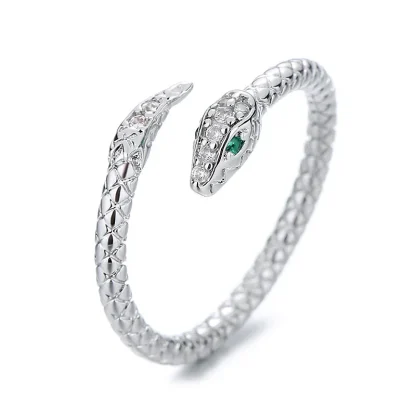 Elegant Luxury Ring with Snake Decor - Image 5