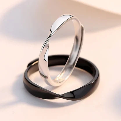 Minimalist Thin Ring with Twisted Design - Image 3