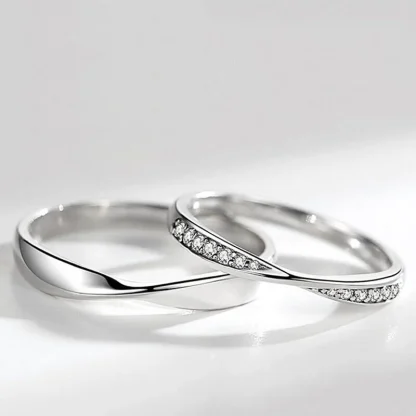 Minimalist Thin Ring with Twisted Design - Image 6