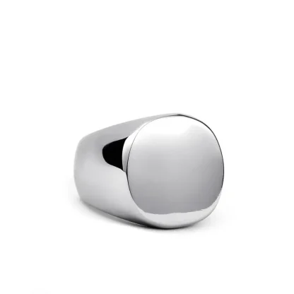 Luxury Signet Ring with Gemstone-like Decor - Image 13