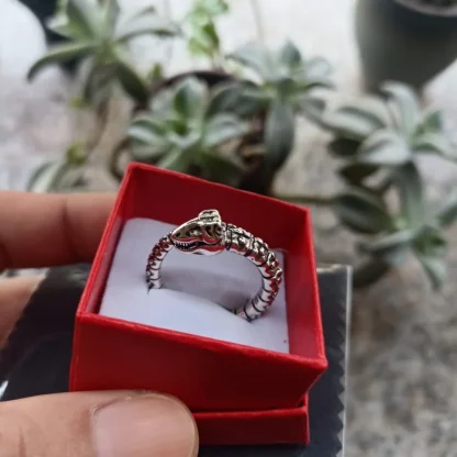 Creative Ring with Dinosaur Bone Design - Image 6