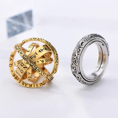 Astronomical Ball Creative Rotating Ring - Image 6