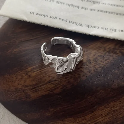 Irregular Ring with Open Band Design - Image 4