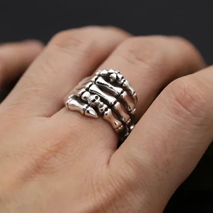 Creative Ring with Adjustable Skeleton Hand - Image 7