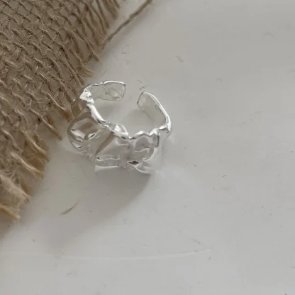 Irregular Ring with Open Band Design - Image 6