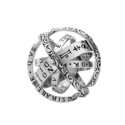 Astronomical Ball Creative Rotating Ring - Image 2