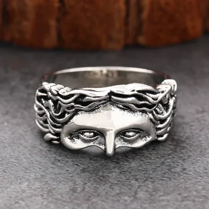 Half Face Venus Sculpture Inspired Ring - Image 5