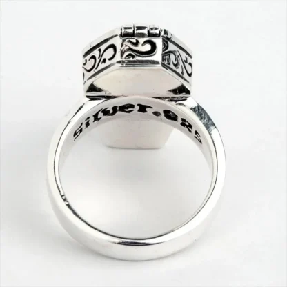 Coffin Shape Ring with Flip-Up Design - Image 5