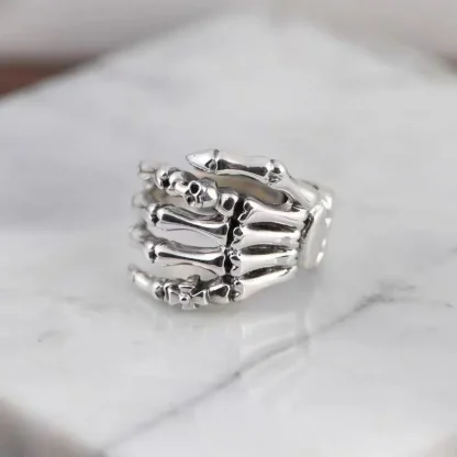 Creative Ring with Adjustable Skeleton Hand - Image 5