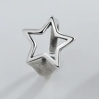 Hollow Out Ring with Star Shape Design
