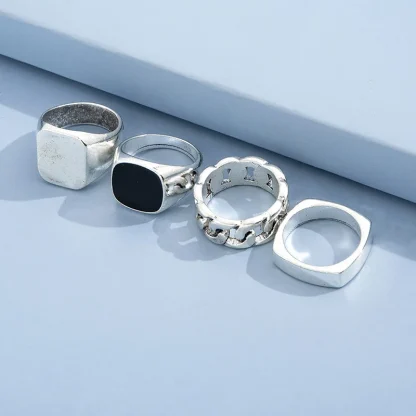 Gothic Style Ring Set for Men - Image 11