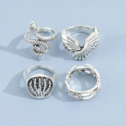Gothic Style Ring Set for Men - Image 13