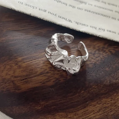 Irregular Ring with Open Band Design - Image 5
