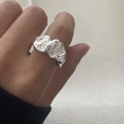 Irregular Ring with Open Band Design - Image 2