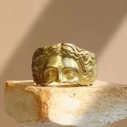 Half Face Venus Sculpture Inspired Ring - Image 2