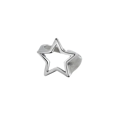 Hollow Out Ring with Star Shape Design - Image 6