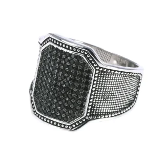 Retro Luxury Men's Signet Ring