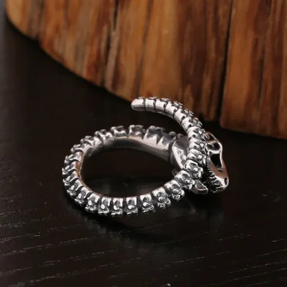 Creative Ring with Dinosaur Bone Design - Image 7