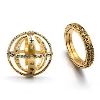 Astronomical Ball Creative Rotating Ring