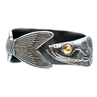 Creative Fish Ring with Adjustable Design