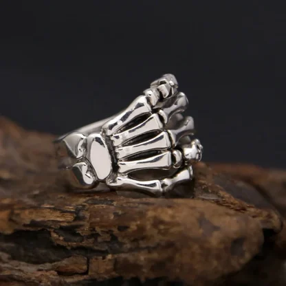 Creative Ring with Adjustable Skeleton Hand - Image 6