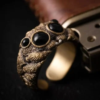 Creative Ring with 3D Spider Design