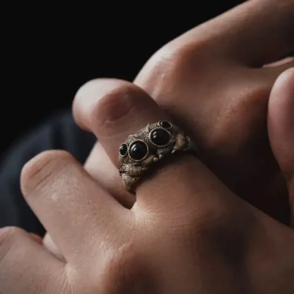 Creative Ring with 3D Spider Design - Image 6