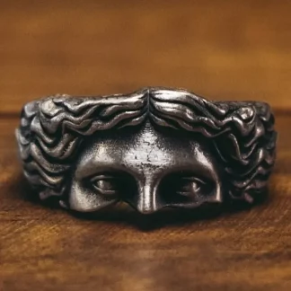 Half Face Venus Sculpture Inspired Ring